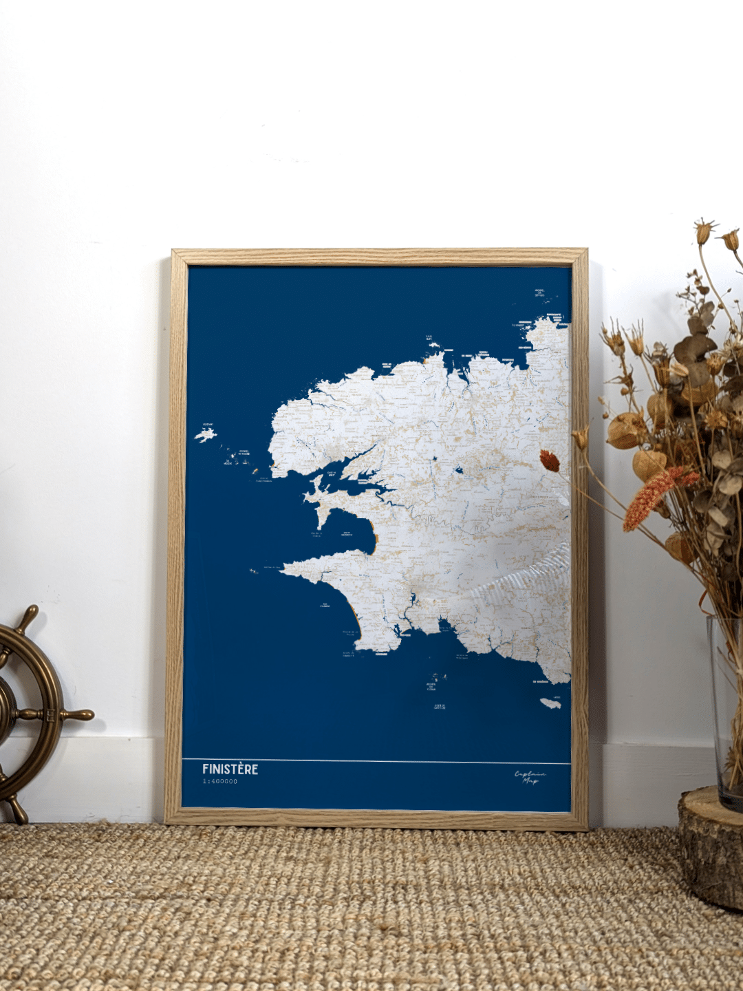 Affiche Finistère - SimpleMap