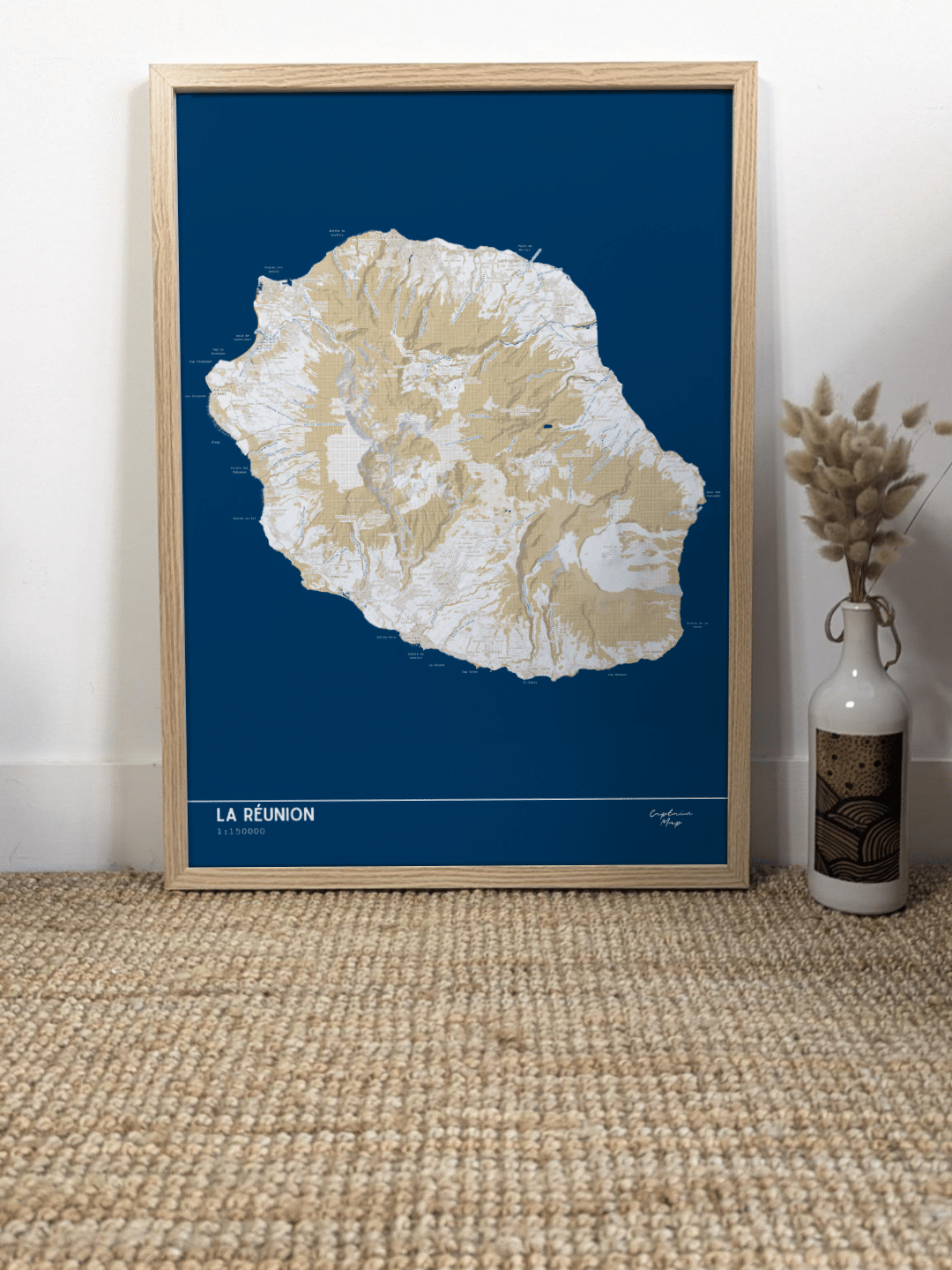 Affiche La Réunion - SimpleMap