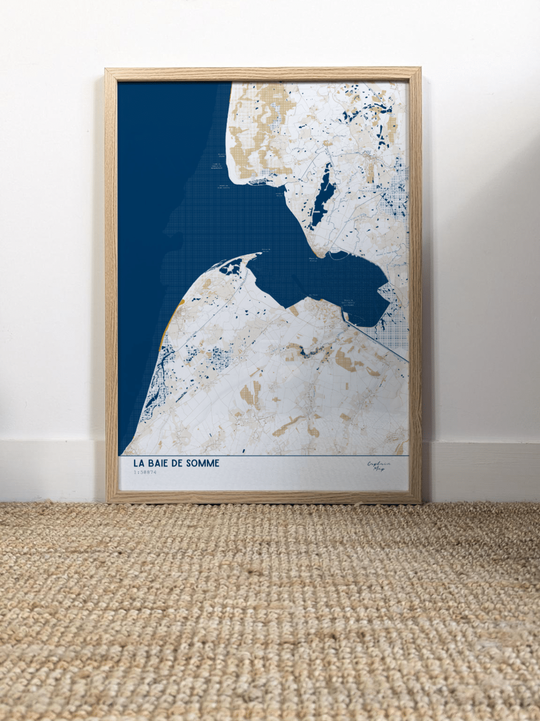 Affiche La Baie de Somme - SimpleMap